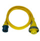 Marine Cordset - 25 m - Yellow Color - 16 A - 230 V - F1625IEC-SY-AM - FURRION